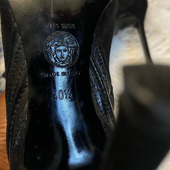 Versace suede knees heels boots - Picture 4 of 7